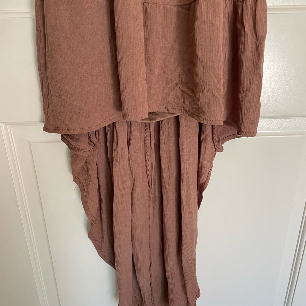 Streetwear Society Women’s Tiered Maxi Dress in Dusty Rose - Picture 5 of 11